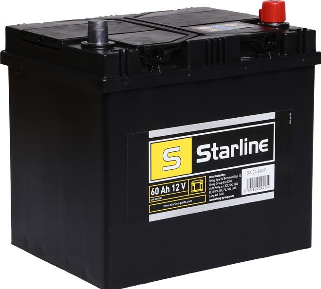 AKUMULATOR  60AH/510A     +P  12V    232X175X225 SZT STARLINE, BA SL 60JP, STARLINE w ofercie sklepu e-autoparts.pl 